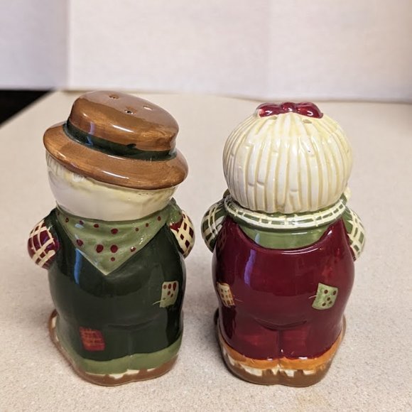 Scarecrow couple salt and pepper shakers - Picture 7 of 10
